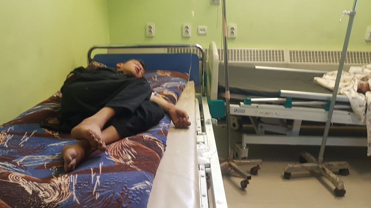 پکتیا سید کرم کې ټپي ماشوم