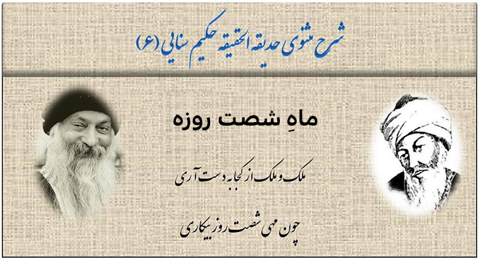 شرحِ مثنویِ حدیقة الحقیقه‌ی حکیم سنایی (6)