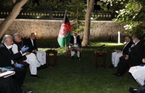 دیدار خلیل‌زاد با غنی