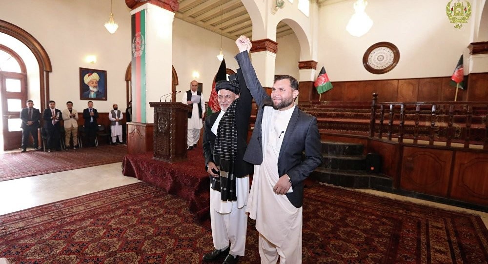اشرف غنی و ضیاءالحق امرخیل