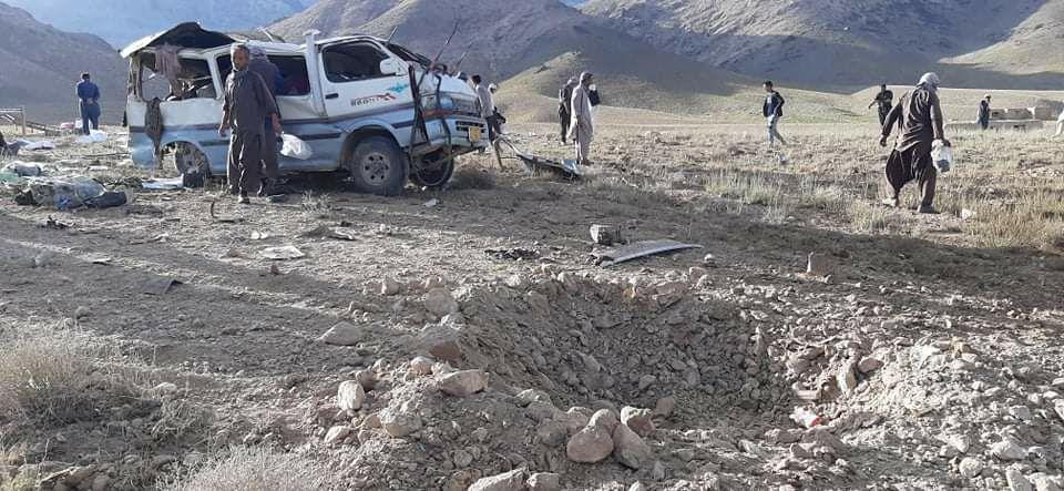 کشته شدن غیرنظامیان در انفجار ماین در غزنی