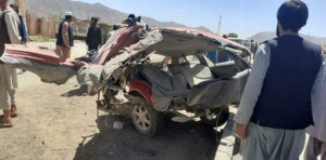 حادثه‌ی ترافیکی در لوگر