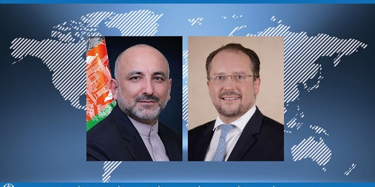 صحبت تلفنی وزیران خارجه افغانستان و اتریش