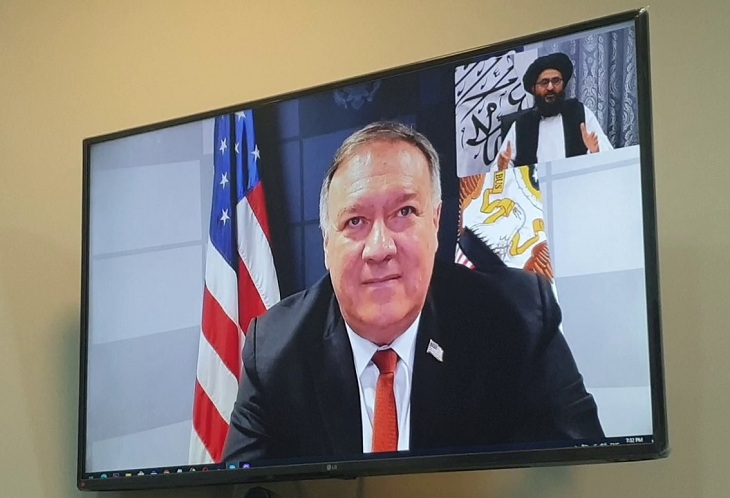 گفت‌وگوی مایک پمپئو با ملا برادر