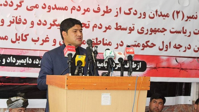 مهدی راسخ، نمایندهی مردم میدان وردک در مجلس نمایندگان – عکس از شبکههای اجتماعی