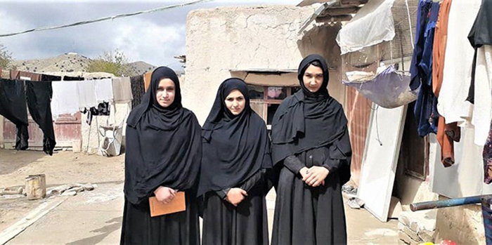 شاگردان حبیبالرحمان (عکس از عمران فیروز)