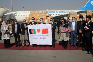 کمک مواد بهداشتی چین به افغانستان