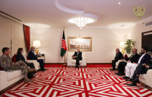 دیدار غنی و خلیل‌زاد