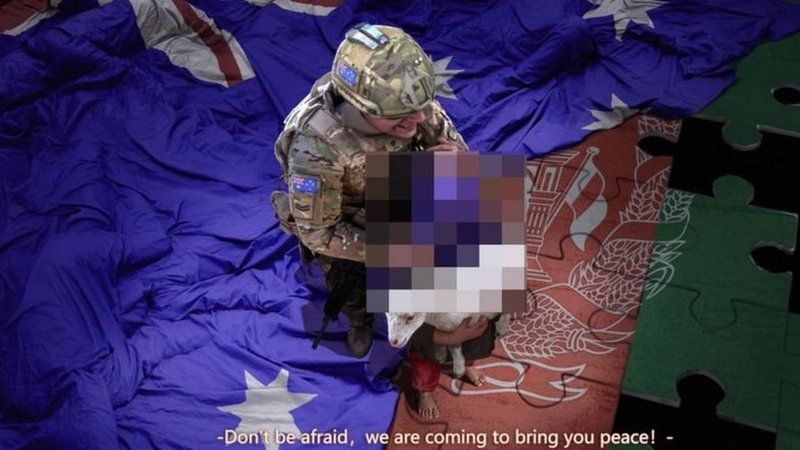 بدرفتاری یک سرباز استرالیایی با غیرنظامی افغان