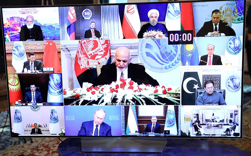 سخنرانی غنی در نشست شانگهای