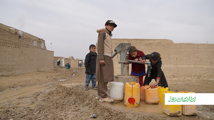 یکی از پمپهای آب کمپ بتخاک