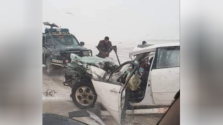 حادثه‌ی ترافیکی در بلخ