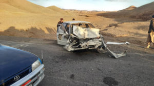 حادثه‌ی ترافیکی در هرات