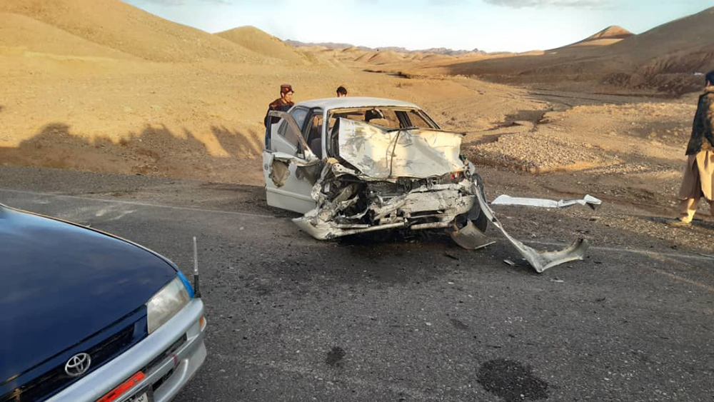 حادثه‌ی ترافیکی در هرات