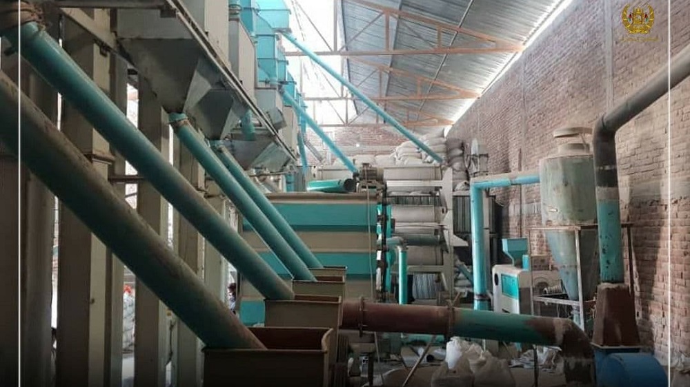 کارخانه پروسس برنج در لغمان