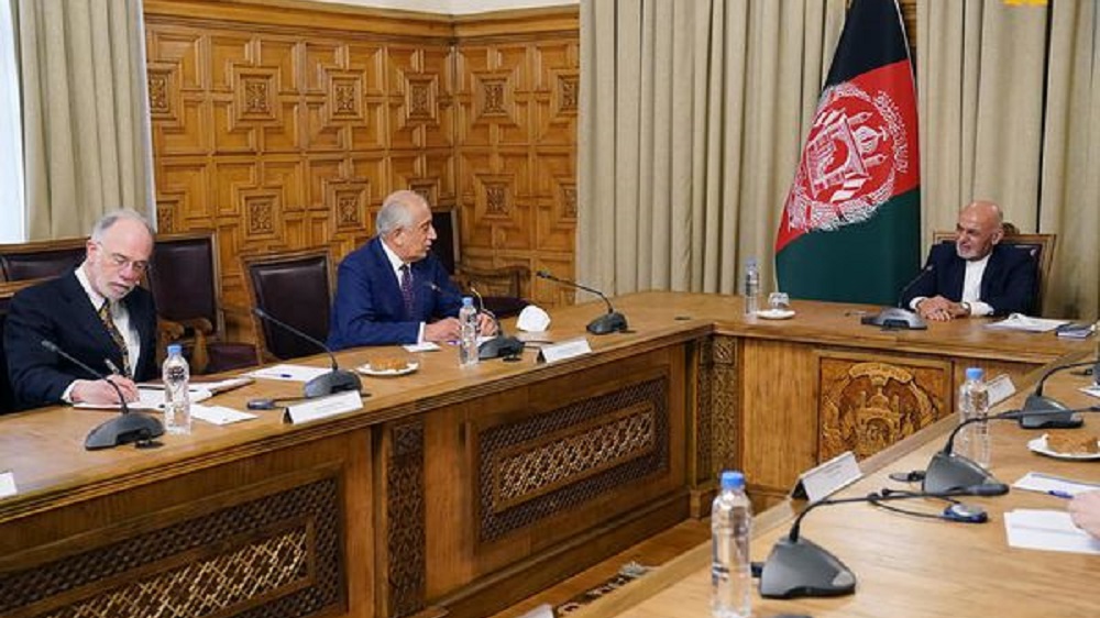 دیدار خلیل‌زاد با غنی
