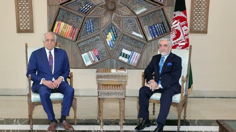 دیدار خلیل‌زاد و عبدالله