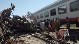 تصادف دو قطار مسافربری در مصر