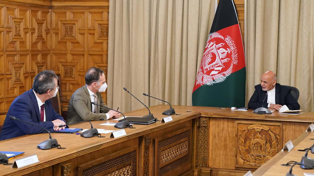 دیدار غنی با وزیر خارجه‌ی آلمان