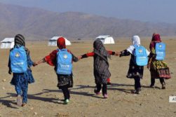 دختران مکتب در افغانستان