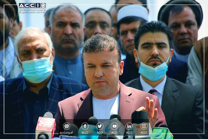 توکل احمدیار، رییس اتاق‌ تجارت و صنایع افغانستان