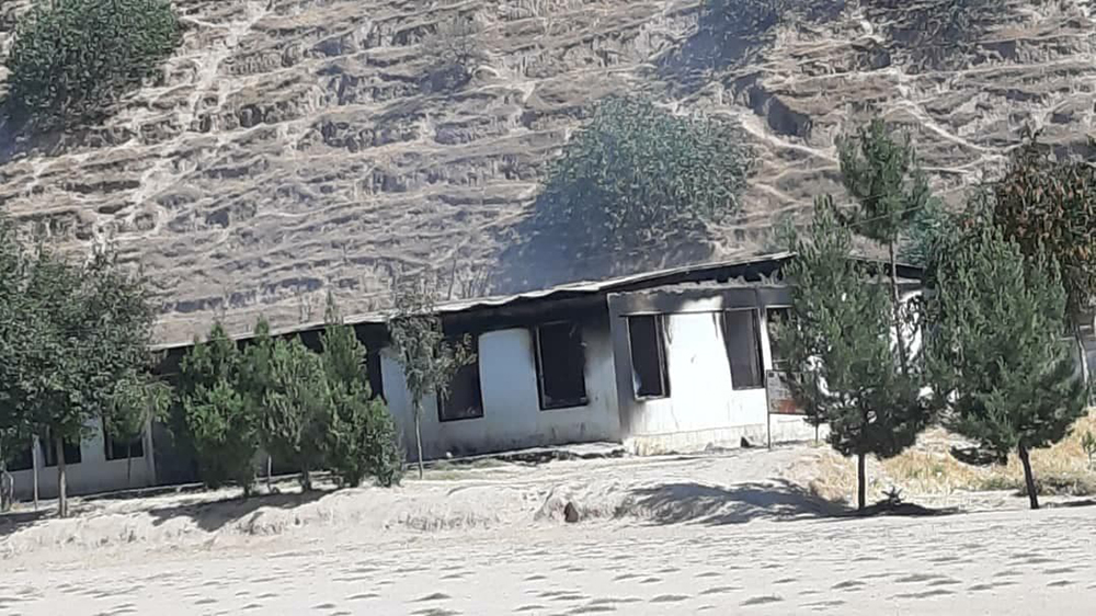 مکتب به آتش‌کشیده‌شده در فاریاب