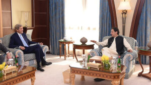 دیدار عمران خان با جان کری