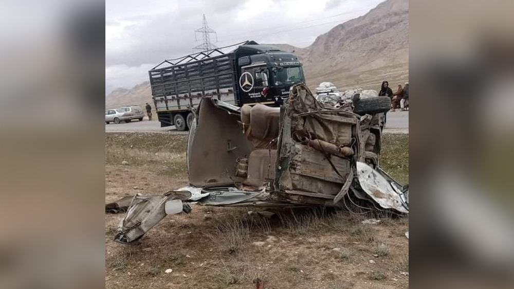 حادثه ترافیکی در سمنگان