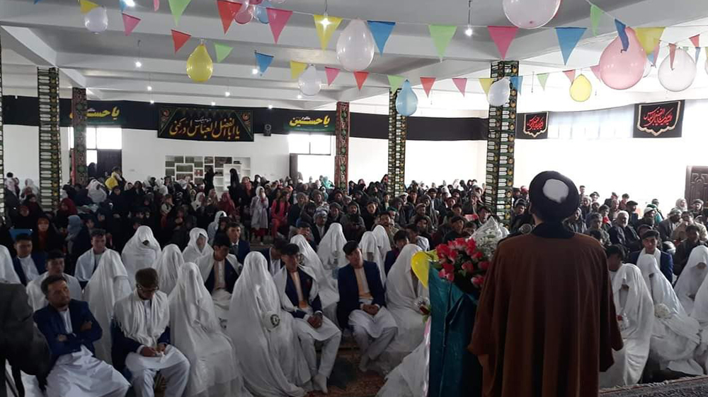 عروسی دسته‌جمعی در بامیان