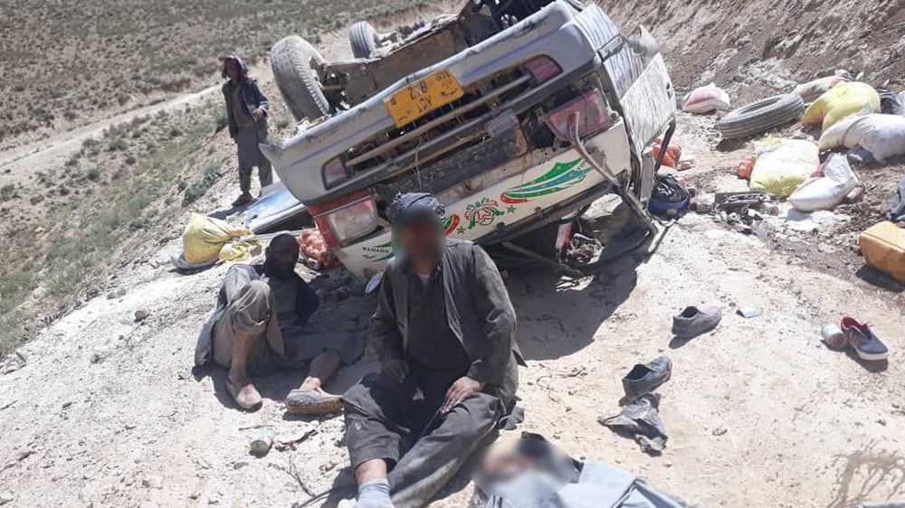 حادثه ترافیکی در غور