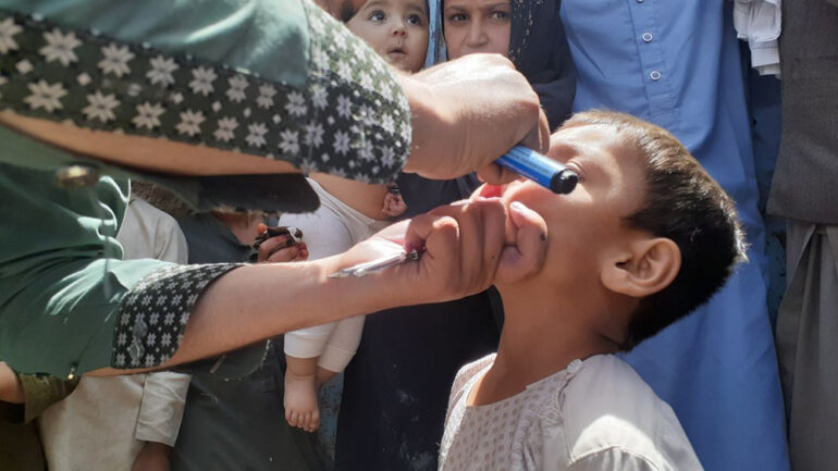 کارزار واکسین پولیو در قندهار