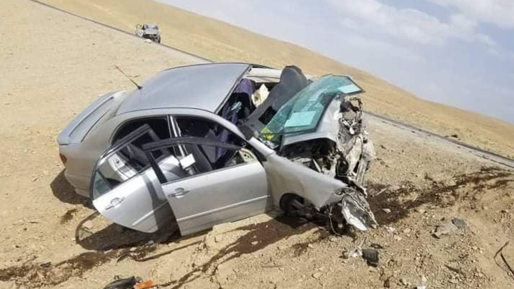 حادثه ترافیکی در بامیان