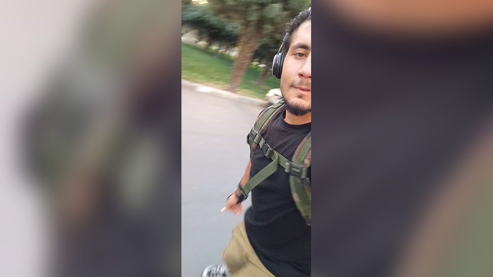 محمد محمدی، یکی از اعضای تیم اسکیت‌رانان فاریاب که اکنون در کشور ایران مهاجر شده است.
