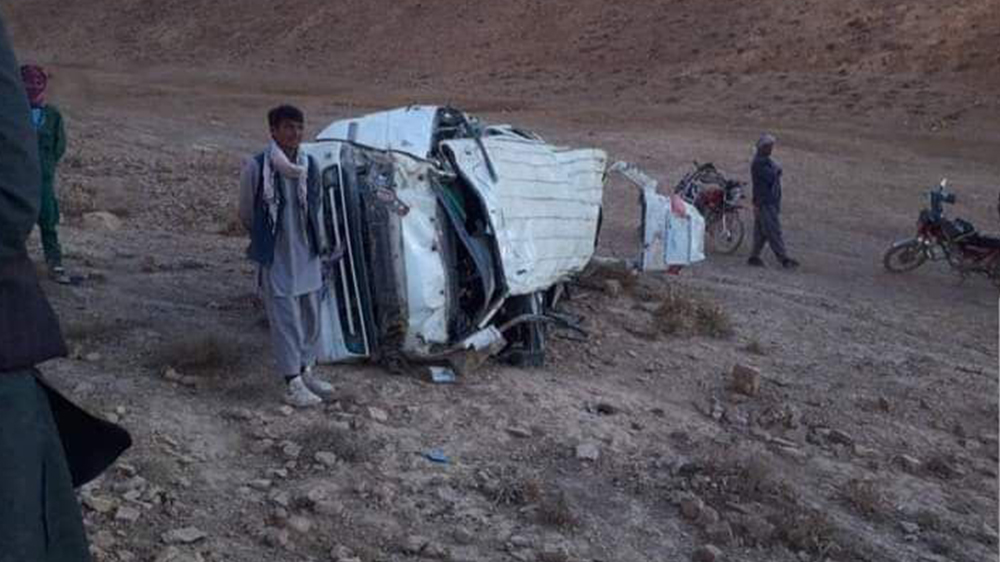 وقوع حادثه ترافیکی در ولسوالی اشترلی دایکندی