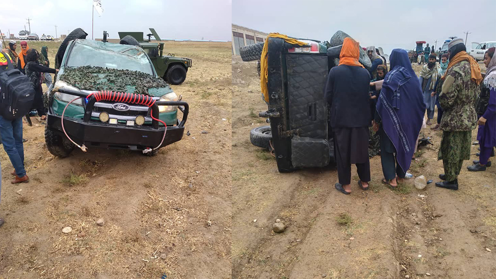 حادثه ترافیکی در بلخ