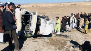 حادثه ترافیکی در لوگر