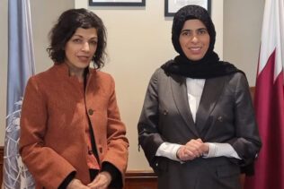گفت‌وگوی معاون وزیر خارجه‌ی قطر با رینا امیری درباره‌ی آموزش دختران در افغانستان