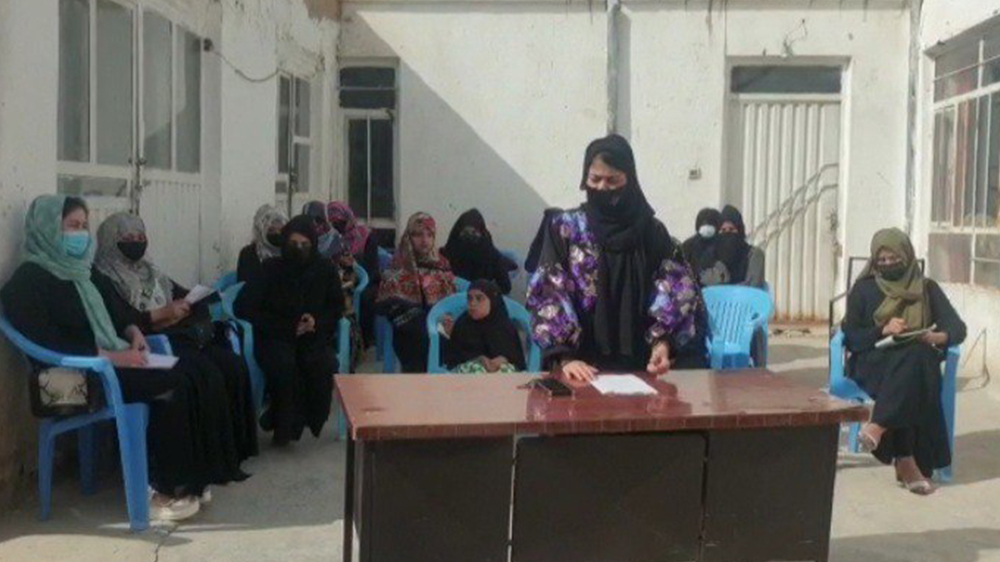 تجمع اعتراضی زنان بلخ