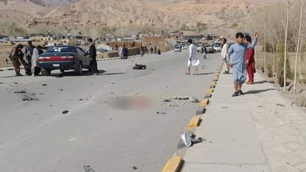 حادثه ترافیکی در بامیان